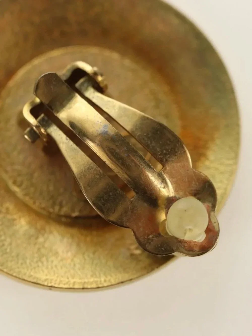 CHANEL COCO Mark Earring metal Gold Tone CC Auth 181300V